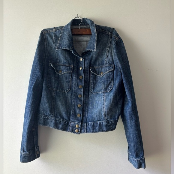 Current Elliot‎ denim button up jacket size S - Picture 1 of 5